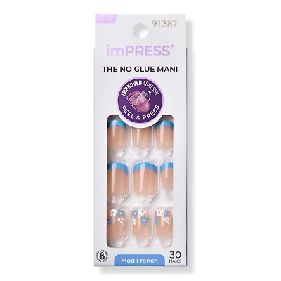 Kiss imPRESS Design Short Press-On Manicure Nails