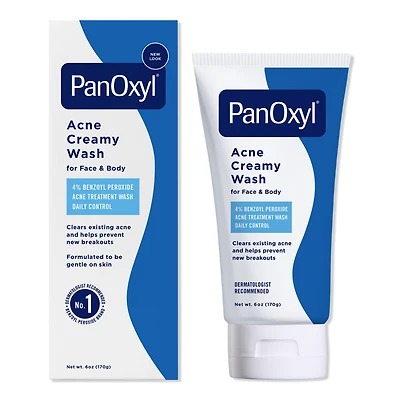 PanOxyl Acne Creamy Wash with 4% Benzoyl Peroxide