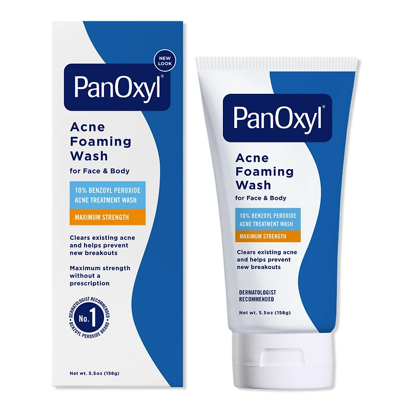 PanOxyl Acne Foaming Wash with 10% Benzoyl Peroxide - oz