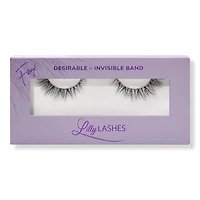 Lilly Lashes Desirable 3D Faux Mink Sheer Band Lashes