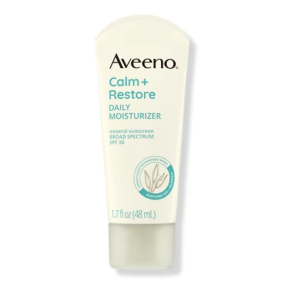Aveeno Calm + Restore Daily Moisturizer Mineral Sunscreen with Broad Spectrum SPF 30