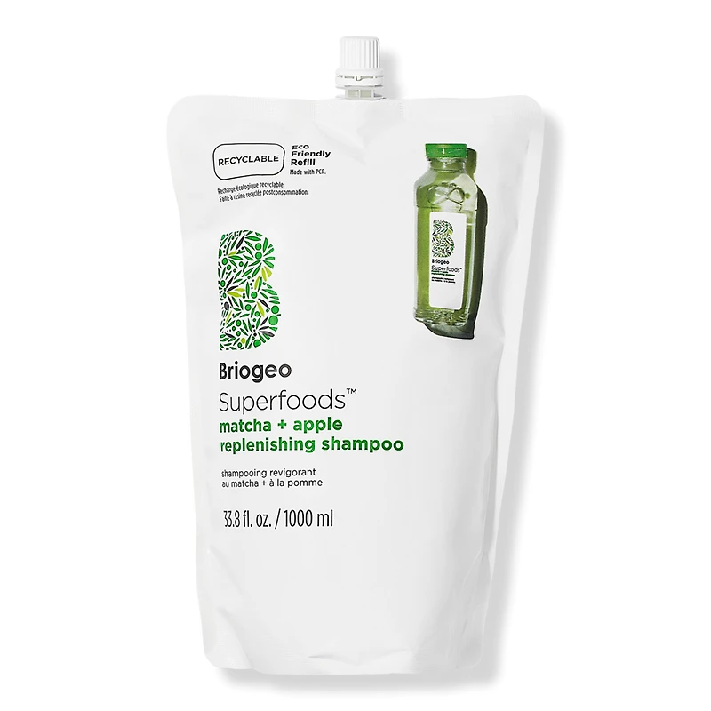 Briogeo Superfoods Matcha + Apple Replenishing Shampoo - oz