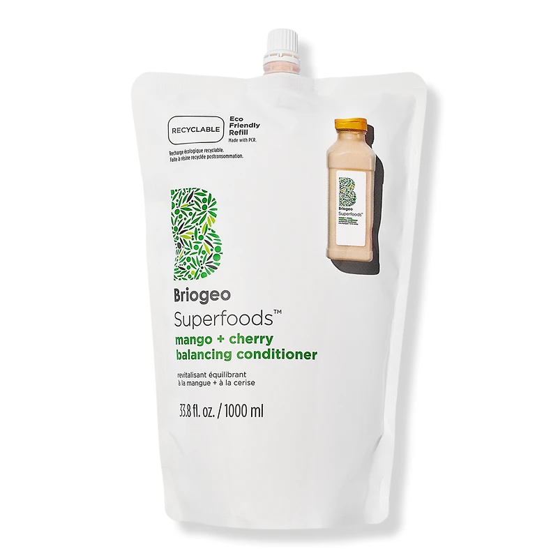 Briogeo Superfoods Mango + Cherry Oil Control & Balancing Conditioner - oz