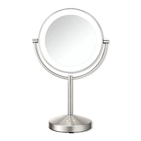 Conair Reflections 1x/10x LED Lighted Mirror Satin Nickel