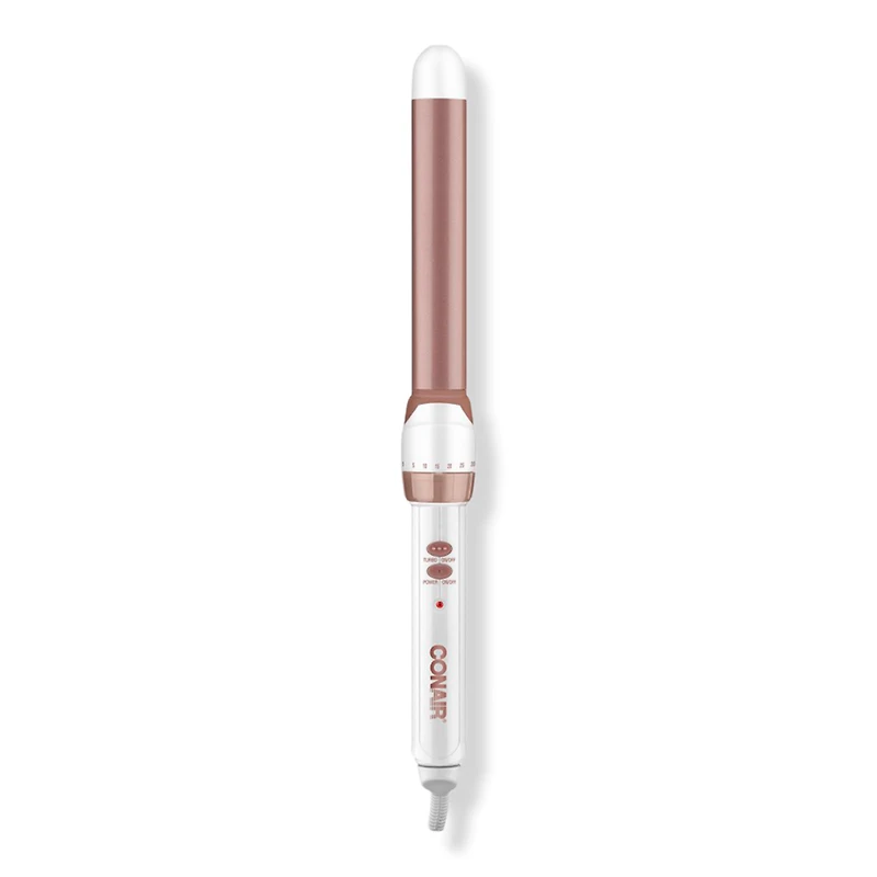 Conair Double Ceramic Rose Gold 1" Clipless Wand