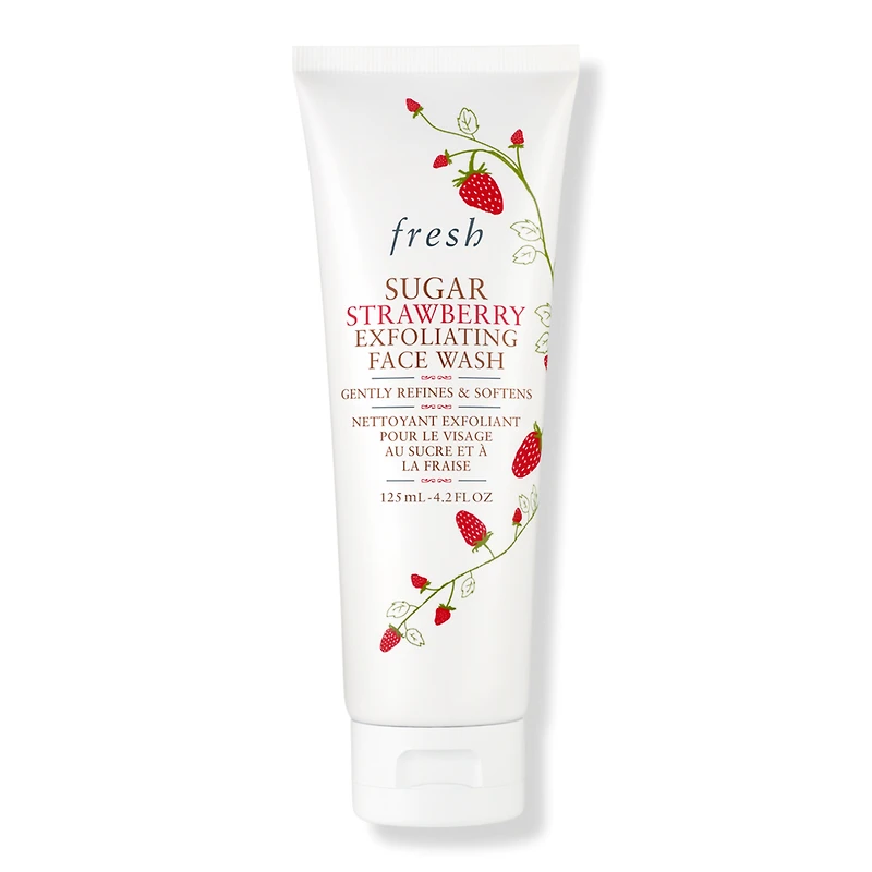 fresh Sugar Strawberry Exfoliating Face Wash - 4.2 oz