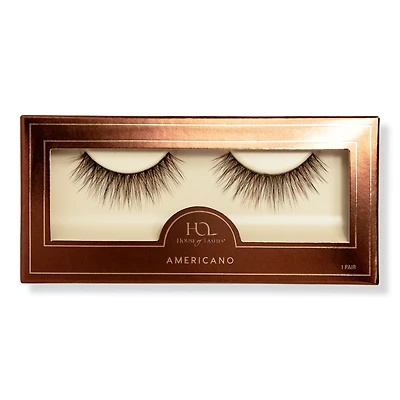House of Lashes Americano Natural Volume Faux Silk False Eyelashes