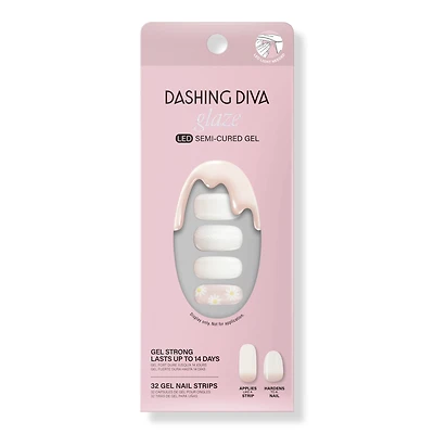 Dashing Diva Digital Daisy Glaze Semi-Cured Gel Art