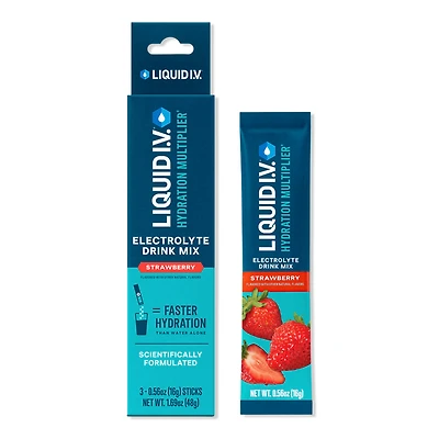 LIQUID I.V. Hydration Multiplier Electrolyte Drink Mix Strawberry - ct