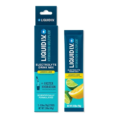 LIQUID I.V. Hydration Multiplier Electrolyte Drink Mix Lemon Lime - ct