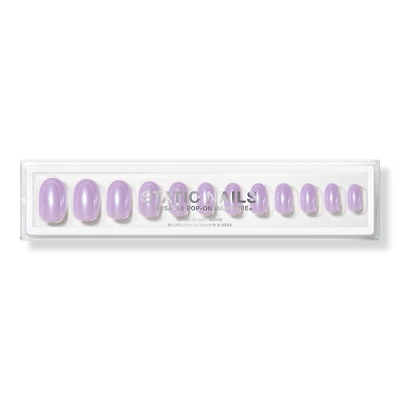 Static Nails Glazed Lavender Reusable Pop-On Manicures