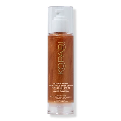 Kopari Beauty Golden Amber Sun Shield Body Glow Sunscreen SPF 30