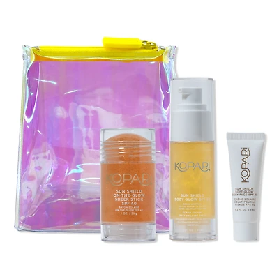 Kopari Beauty Sun on the Run Sunscreen Travel Kit