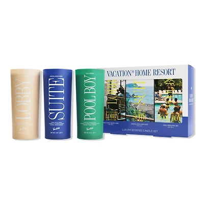Vacation Home Resort Three Candle Set