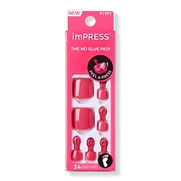 Kiss imPRESS Roundabout Press-On Pedicure Toenails