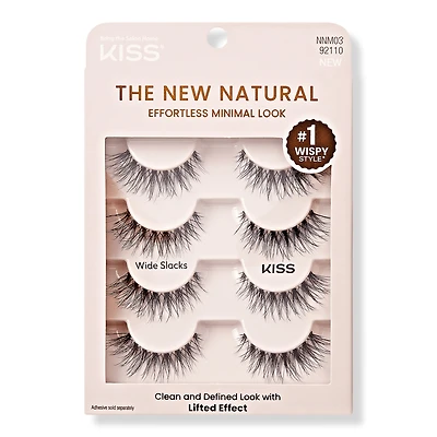 Kiss The New Natural Lash Multipack - Wide Slacks