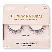 Kiss The New Natural False Eyelashes, White Shirt