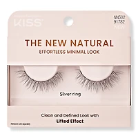 Kiss The New Natural False Eyelashes, Silver Ring