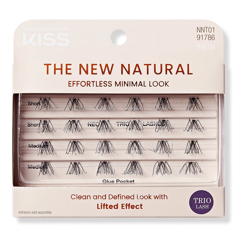 Kiss The New Natural Trio False Eyelashes