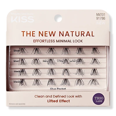 Kiss The New Natural Trio False Eyelashes