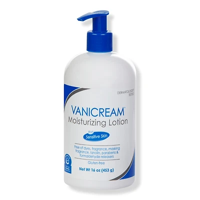 VANICREAM Moisturizing Lotion with Pump for Sensitive Skin
