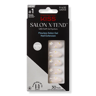 Kiss Salon X-tend LED Soft Gel System Design Nails