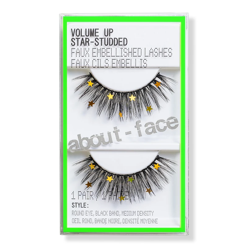about-face Volume Up Faux Embellished Lashes - Star-Studded