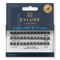Eylure Volume & Curl Faux Mink Individual Cluster Eyelashes