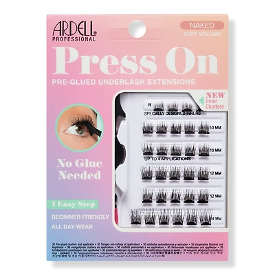 Ardell Naked Press On Soft Volume, Lightweight Pre-glued Lashes