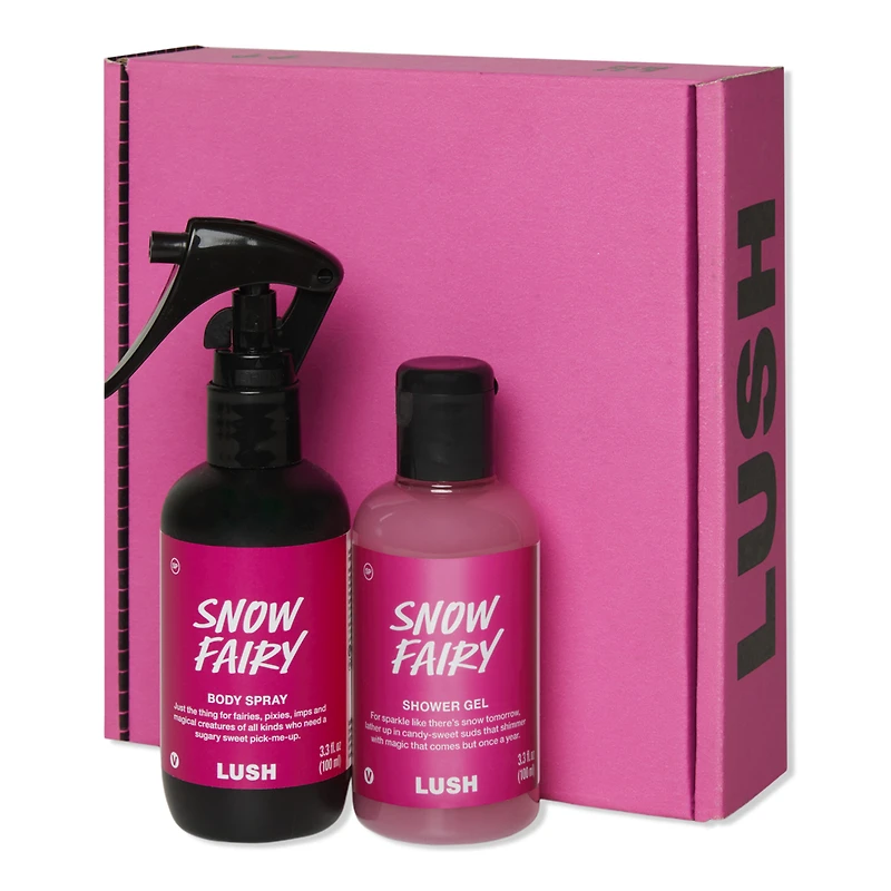 LUSH Snow Fairy Shower And Body Duo