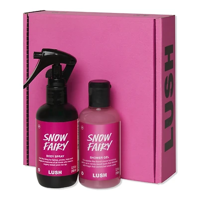 LUSH Snow Fairy Shower And Body Duo