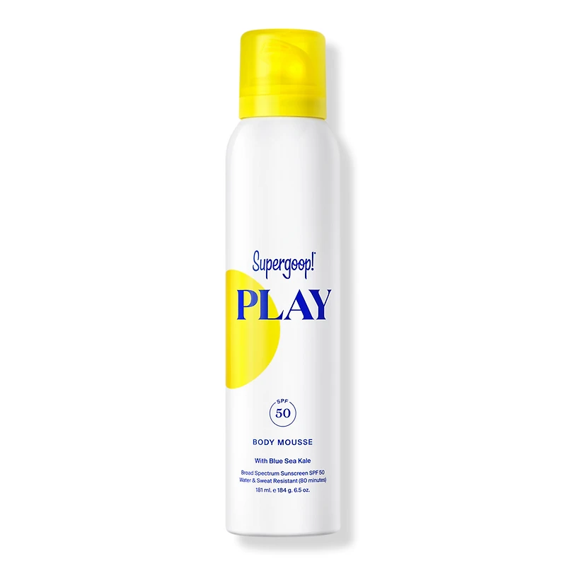 Supergoop! PLAY Body Mousse SPF 50 Sunscreen - oz