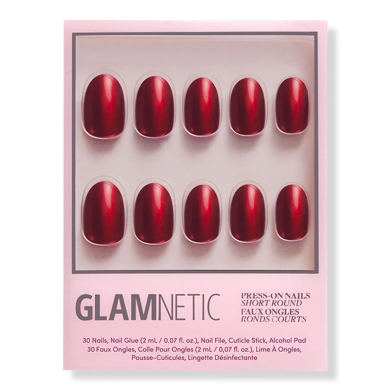 Glamnetic Cherry Glaze Press-On Nails