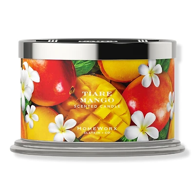 HomeWorx Tiare Mango 4-Wick Scented Candle