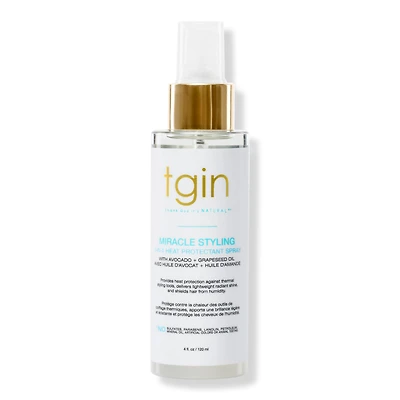 tgin Miracle Styling 3-N-1 Heat Protectant Spray