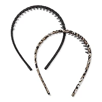 Scunci Ponytail Fabric-Wrapped Comb Headbands