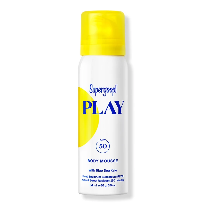 Supergoop! Travel Size PLAY Body Mousse SPF 50 Sunscreen