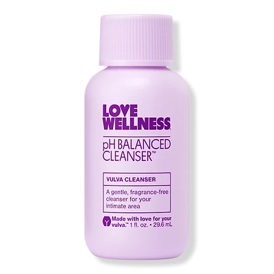 Love Wellness Travel Size pH Balanced Cleanser: Vulva Cleanser