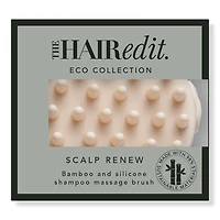 The Hair Edit Scalp Renew Bamboo & Silicone Shampoo Massage Brush