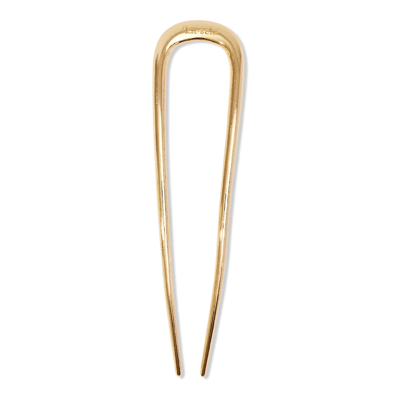 Kitsch Metal French Hair Pin - Gold