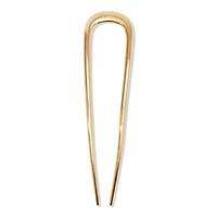 Kitsch Metal French Hair Pin - Gold