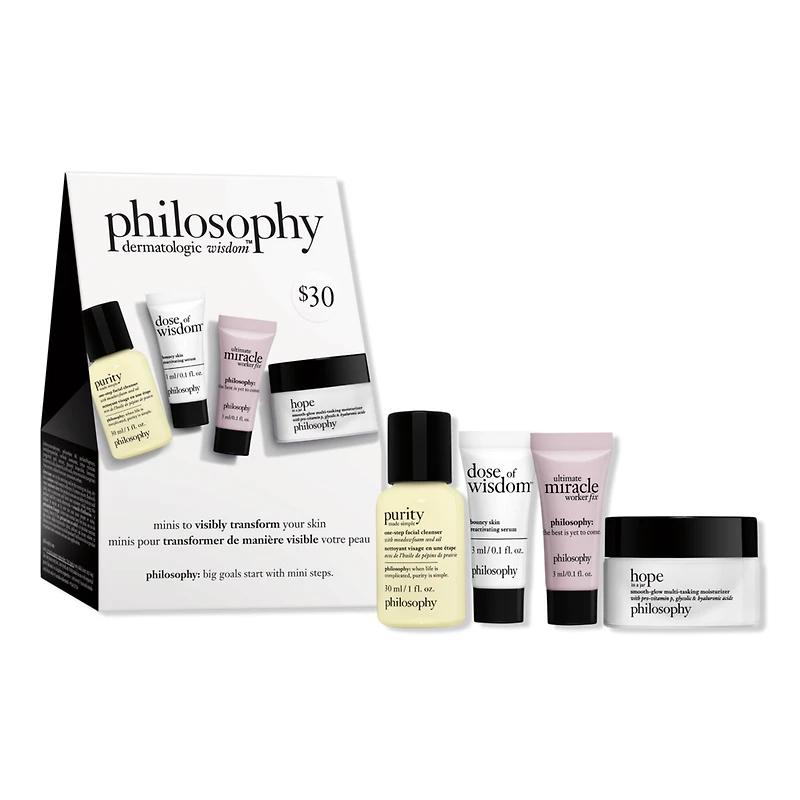 Philosophy Skincare Icons Minis To Visibly Transform Your Skin Set
