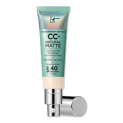 IT Cosmetics CC+ Cream Natural Matte Foundation with SPF 40
