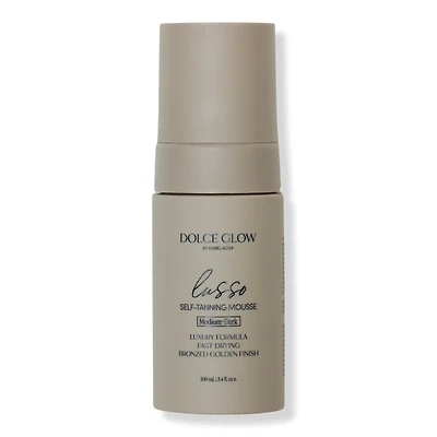Dolce Glow Lusso Self-Tanning Mousse Medium to Dark - oz