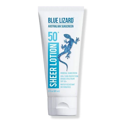 BLUE LIZARD AUSTRALIAN SUNSCREEN Sheer Body Lotion SPF 50+
