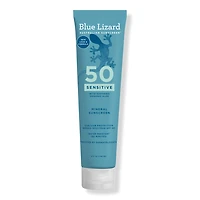 BLUE LIZARD AUSTRALIAN Sunscreen Sensitive Mineral Lotion SPF 50+ - oz