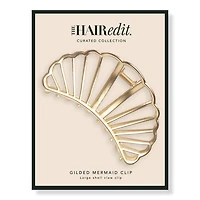 The Hair Edit Gold Gilded Mermaid Shell Claw Clip