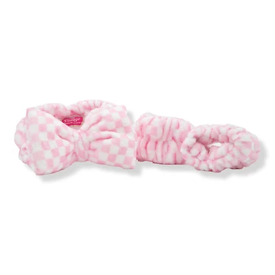 The Vintage Cosmetic Company Spa Headband and Wrist Cuff Set