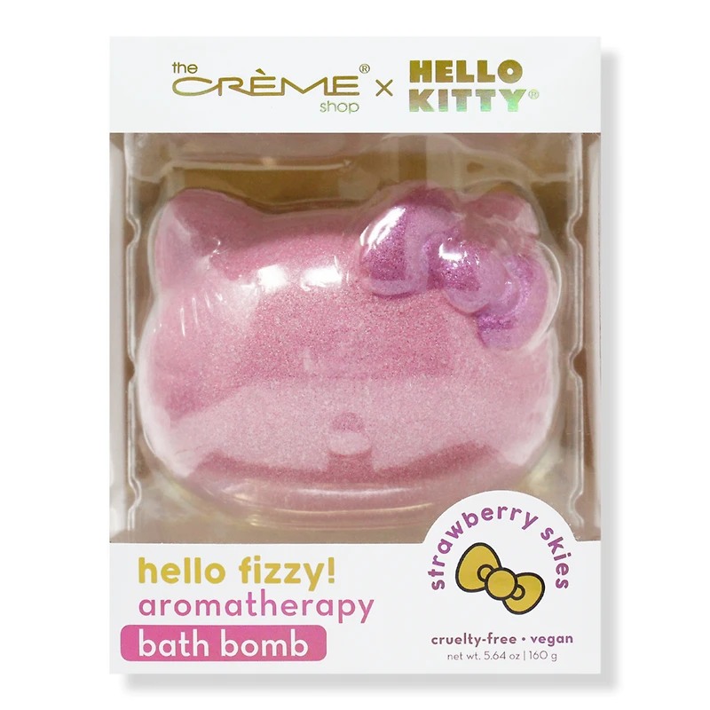 The Creme Shop Hello Kitty Hello Fizzy! Aromatherapy Bath Bomb - Strawberry Skies