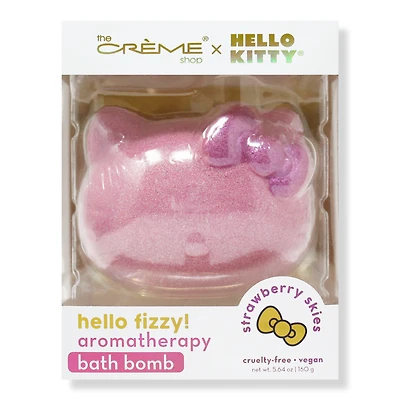 The Creme Shop Hello Kitty Hello Fizzy! Aromatherapy Bath Bomb - Strawberry Skies